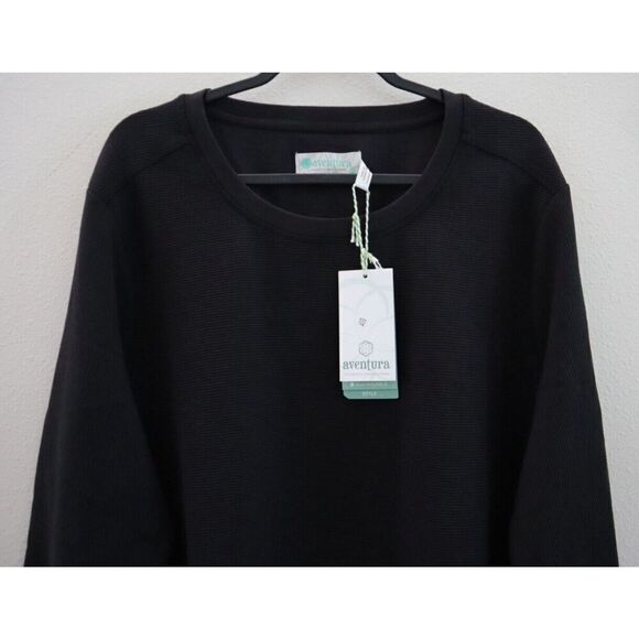 Aventura Clothing M004143 Women's Sz 2XL Black Hazelton Crew Neck L/S Top - Picture 7 of 13